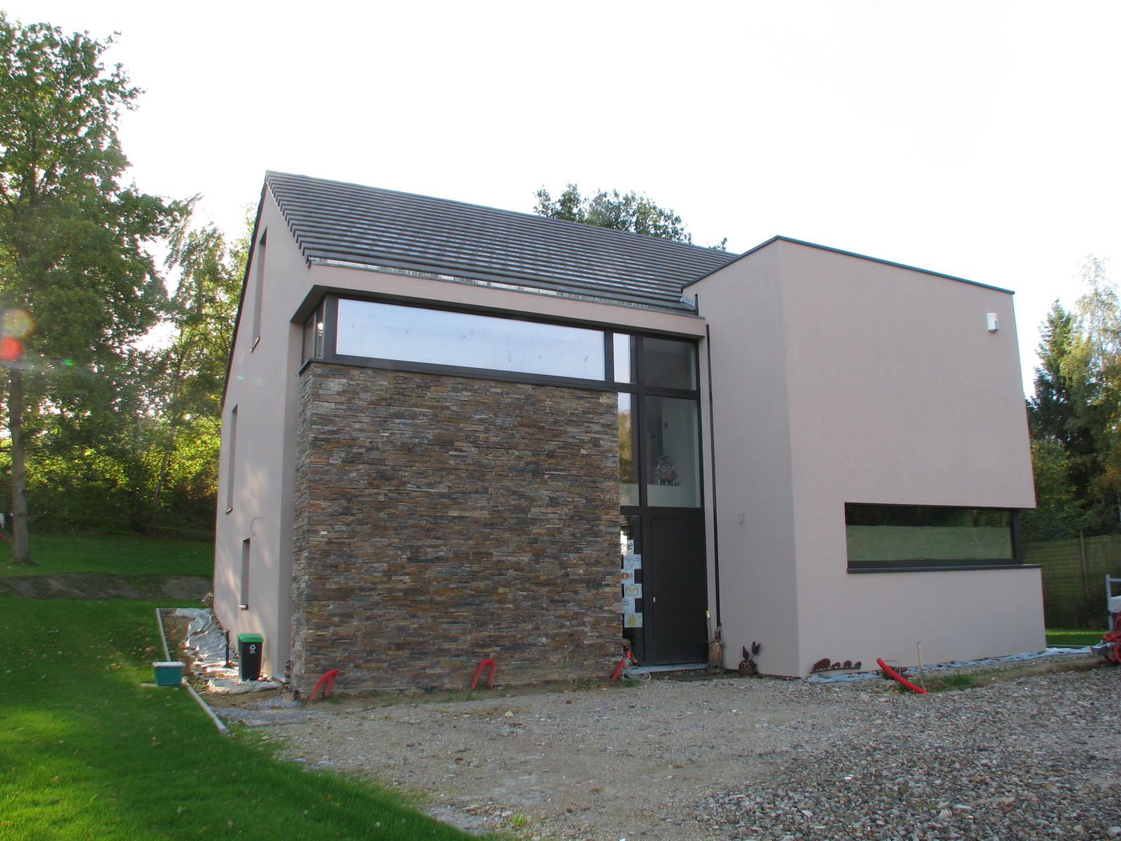 Maison contemporaine basse énergie Chaumont-Gistoux